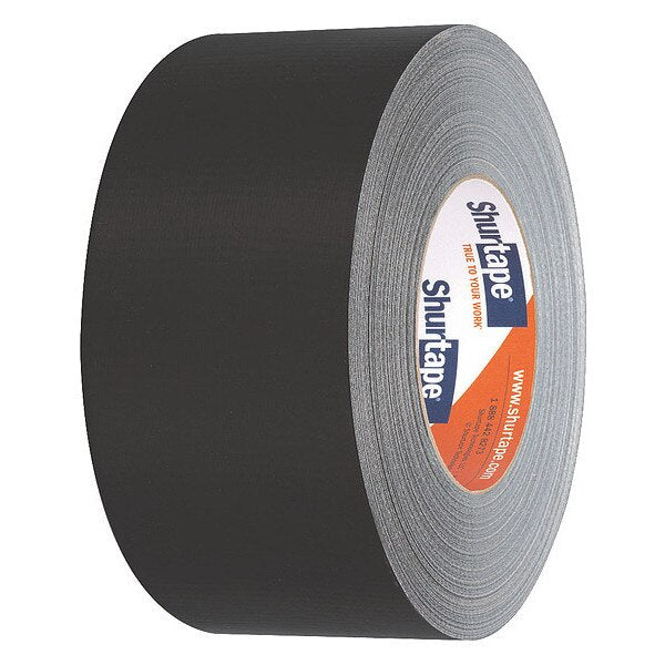 Duct Tape, 72mm x 55m, 10 mil, Black, PK16