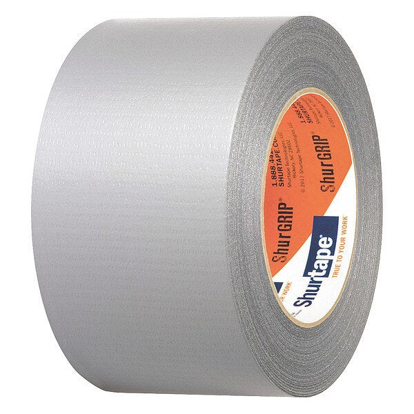 Duct Tape, 72mm x 55m, 6 mil, Silver, PK16
