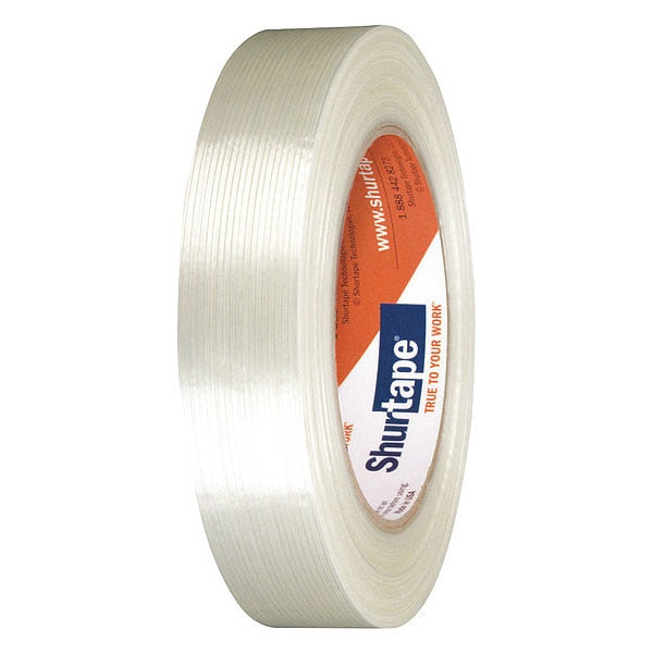 Packaging Tape, 24mm W, Clear, 4-47/64