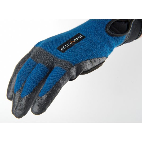 Cut Resistant Coated Gloves, A4 Cut Level, Nitrile, L, 1 PR