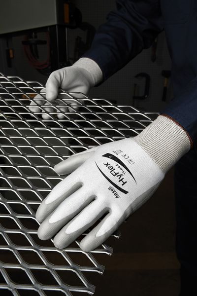 Cut Resistant Coated Gloves, A2 Cut Level, Polyurethane, S, 1 PR