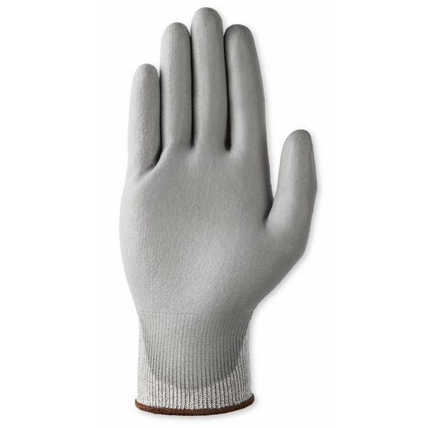 Cut Resistant Coated Gloves, A2 Cut Level, Polyurethane, S, 1 PR
