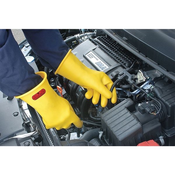 Electrical Gloves, Class 2, Yellow, Sz11, PR
