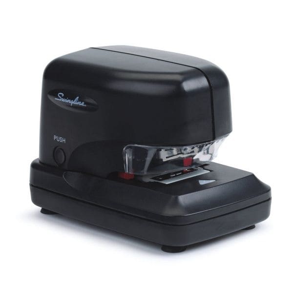 Electric Stapler, 1/4 to 3/4 In., Black