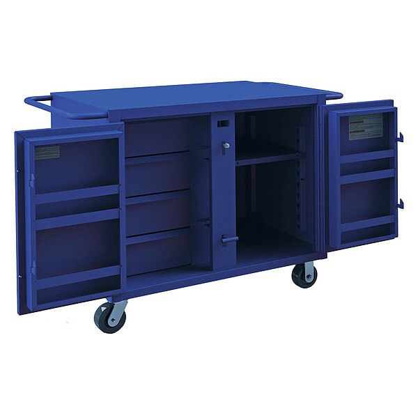 Rolling Workbench, 43.87 x26.87x38.5, Blue