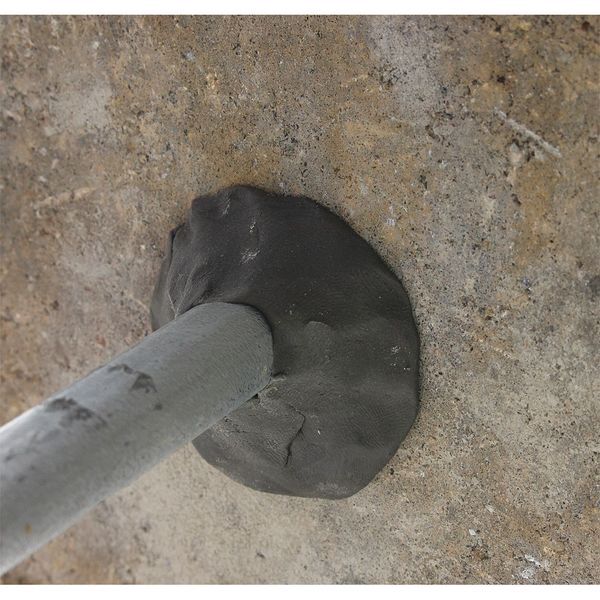 Sealant, 1 lb, Dark Gray, Non-drying synthetic polymers and oils Base