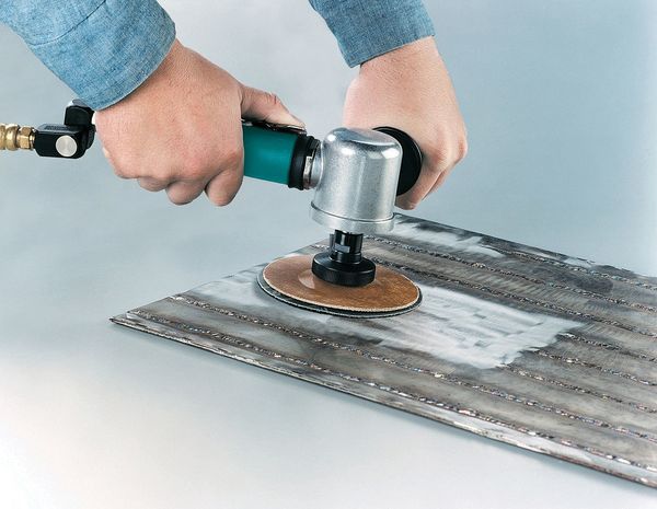 Right Angle Air Disc Sander, Light, 0.55