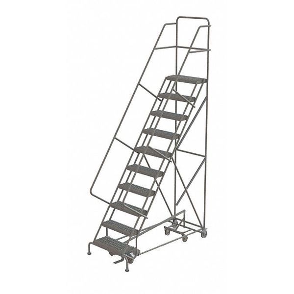 136 in H Steel All Direction Ladder, 10 Steps