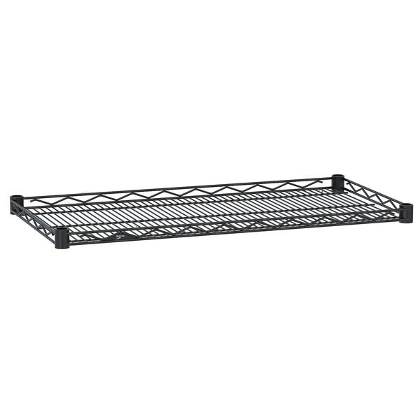 Wire Shelf, 21x48 in., Black, Epoxy, PK4