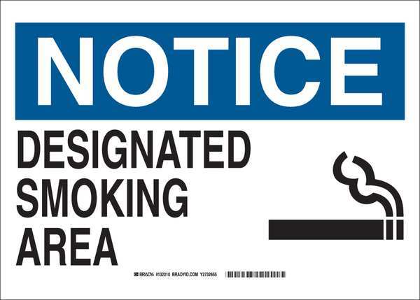 Smoking Area Sign, 10