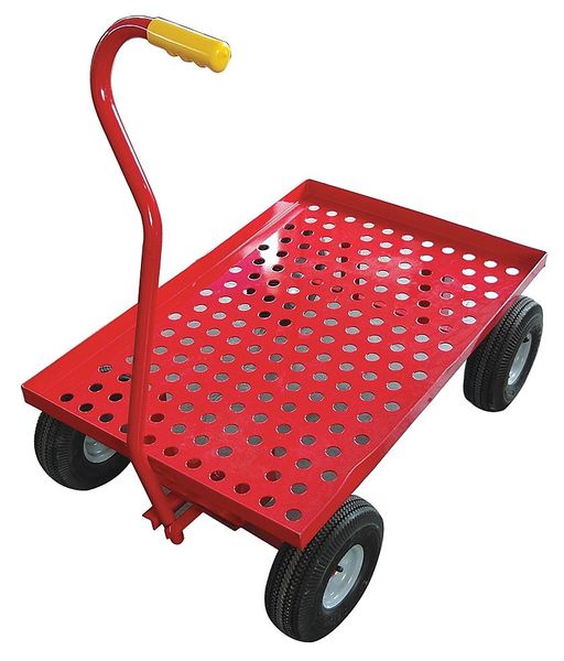 Wagon Truck, Perf Deck, 24x36, Cap 1000 Lb
