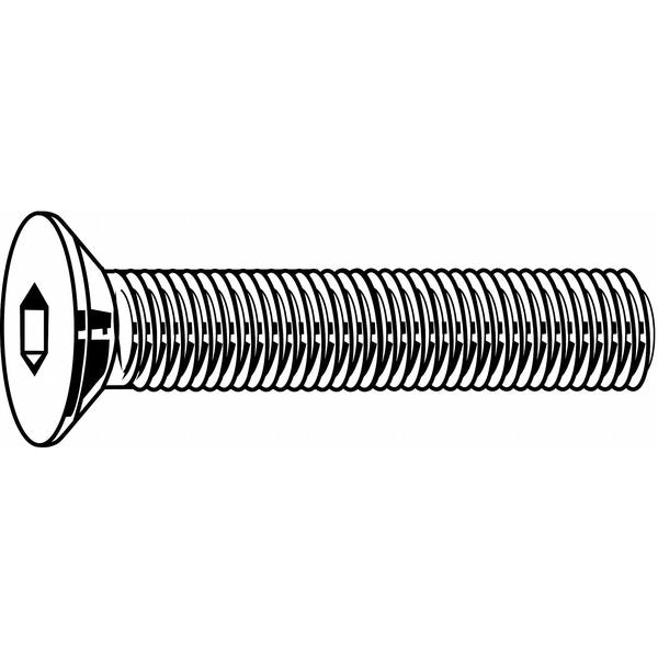 #6-32 Socket Head Cap Screw, Black Oxide Steel, 7/16 in Length, 100 PK