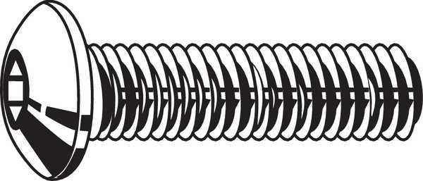 #6-32 Socket Head Cap Screw, Black Oxide Steel, 7/8 in Length, 100 PK