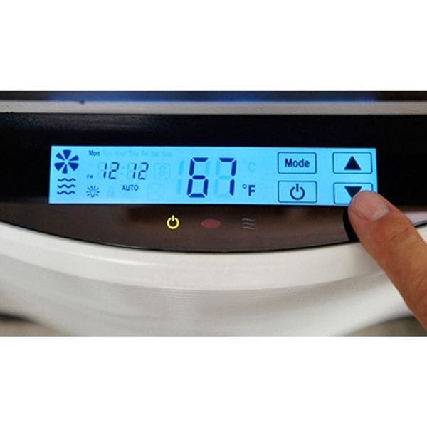 Recessed Electric Wall-Mount Heater, Recessed or Surface, 240V AC