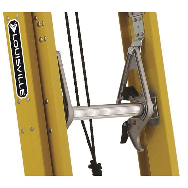 Fiberglass Extension Ladder, 375 lb Load Capacity