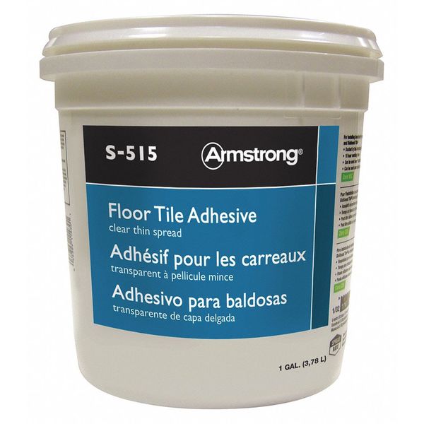Tile Adhesive, Tile Strong Series, Cream, 1 gal, Pail, 4 PK