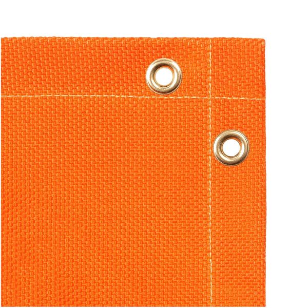 Welding Blanket, 6 ft. W, 6 ft., Orange
