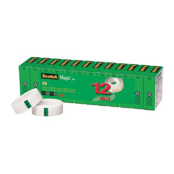 Office Tape, Matte Acetate, PK12