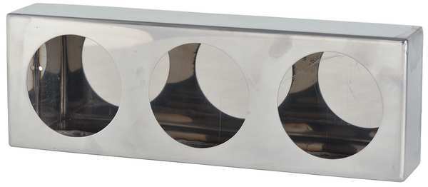 Triple RoundLight Box, 6x20-1/2x3 In., SST