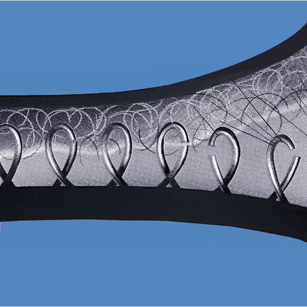 Reclosable Fastener, No Adhesive, 150 ft, 1 in Wd, Black, 12 PK