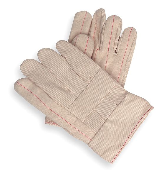 Hot Mill Gloves, White, Men's L, PR