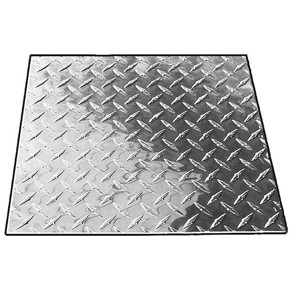 Plate Stock, Tread, 1009Stl, 1/8 InT, 1x4 Ft