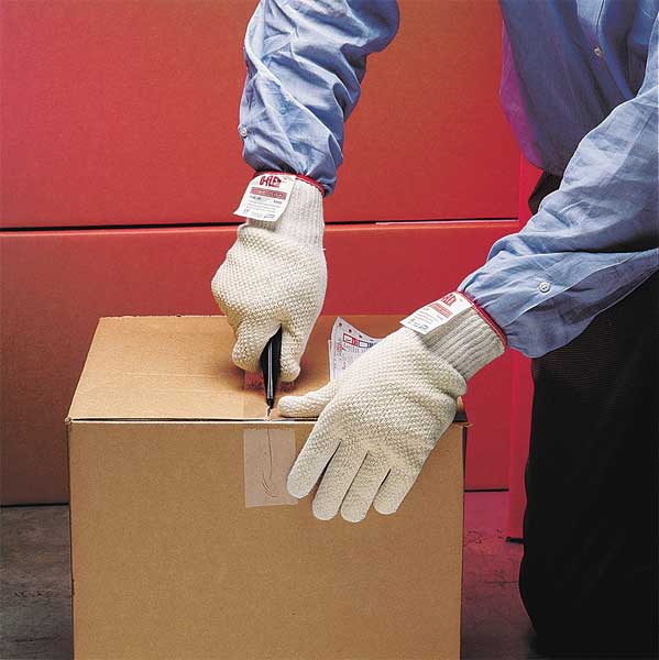 Cut Resistant Gloves, A4 Cut Level, Uncoated, L, 1 PR