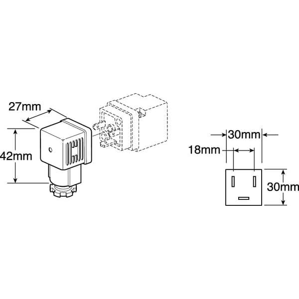 Connector, DIN Type A, Plug Lead