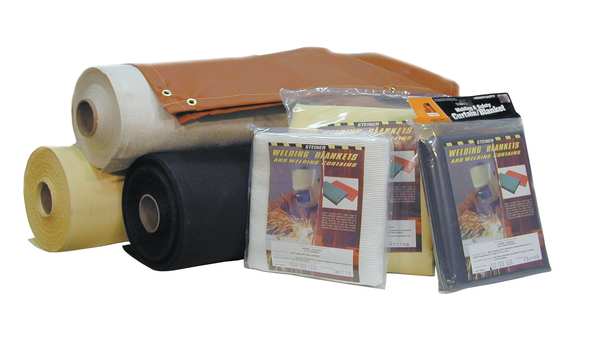 Welding Blanket Roll, 50ft.W, 4ft.H, Black
