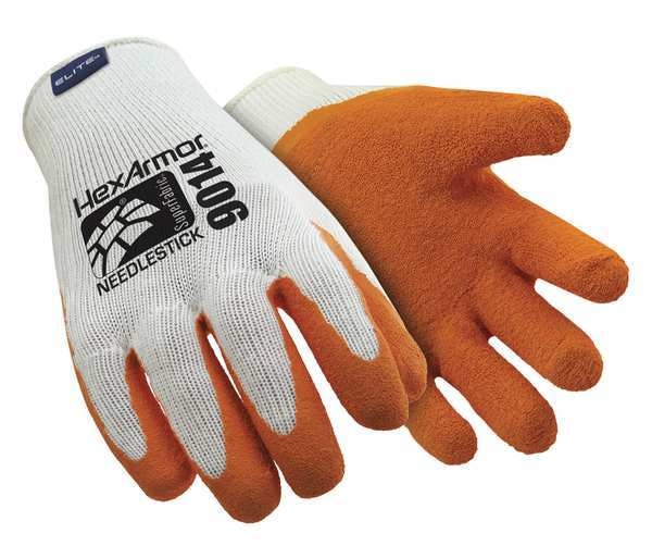 Cut Resistant Coated Gloves, A9 Cut Level, Natural Rubber Latex, XL, 1 PR