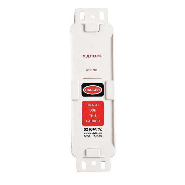 Laddertag(tm) Kit, Wht, CFR 1926.1053