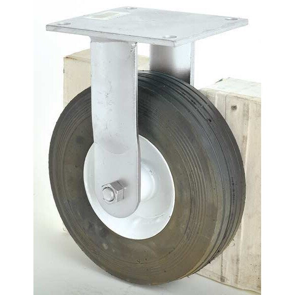Rigid Semi-Pneumatic Caster, 8 in., 350 lb