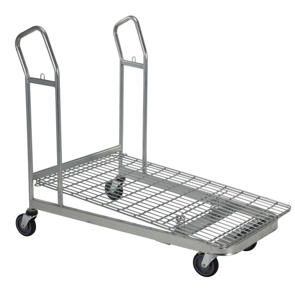 Wire-Sided Platform Truck, 52 In. L
