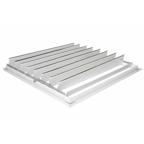 24 in Whole House Fan Economy Ceiling Shutter / Ceiling Shutter