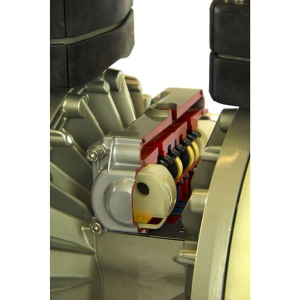 Double Diaphragm Pump, Polypropylene, Air Operated, Santoprene