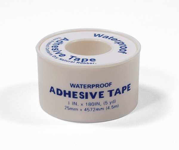 Adhesive Tape, White, 1 In. W, 5 yd. L