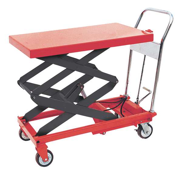 Scissor Lift Table, 800 lb. Cap, 20