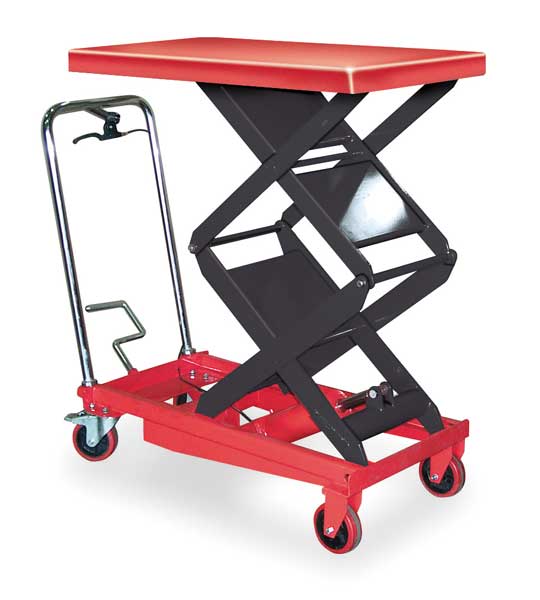Scissor Lift Table, 800 lb. Cap, 20