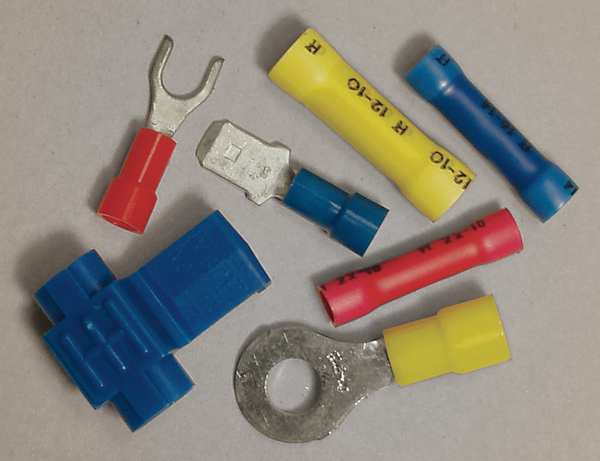 Electrical Connector Asst, 144 Pcs