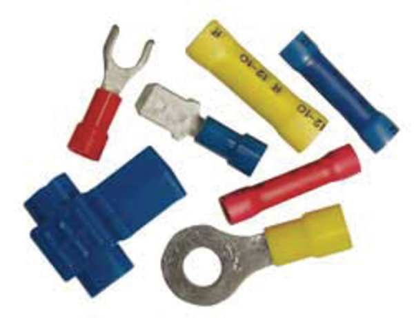 Electrical Connector Asst, 144 Pcs