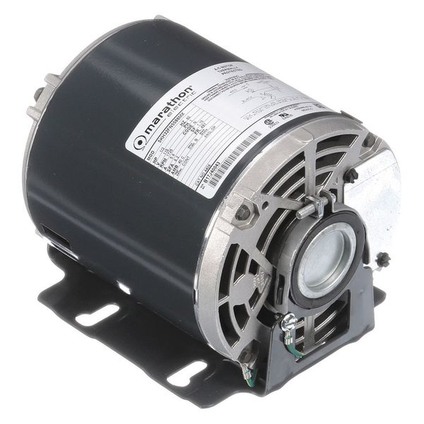 Pump Motor, Split Ph, 1/3 HP, 1725,115V, 48Y