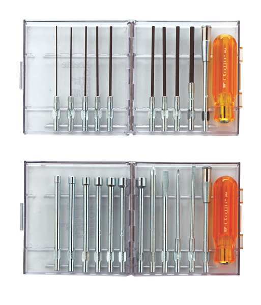 Jewelers Screwdriver Kit, Sl/Ph, 7 pcs