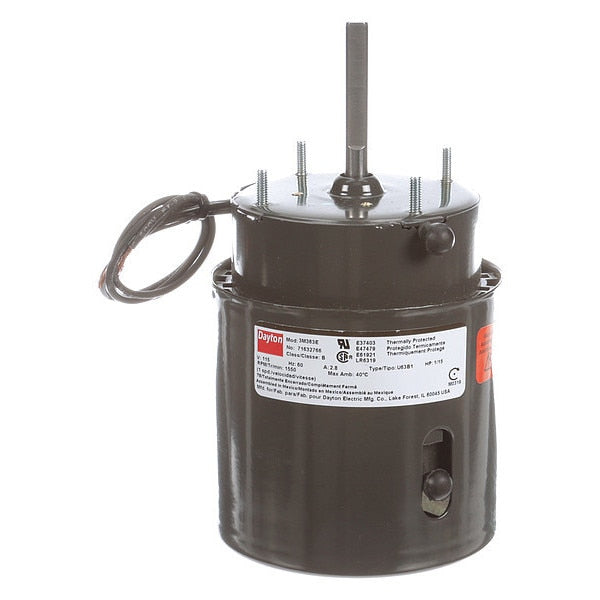HVAC Motor, 1/15 HP, 1550 rpm, 115V, 3.3