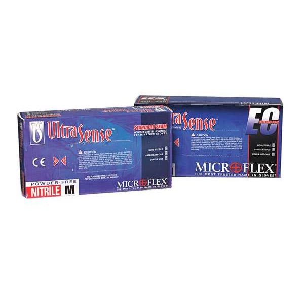 Exam Gloves, Nitrile, Powder Free, Blue, XS, 100 PK