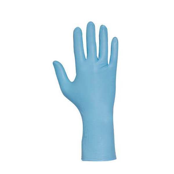 Microflex Exam Gloves, Nitrile, Powder-Free, Large (Size 9), Blue, 50 Pack