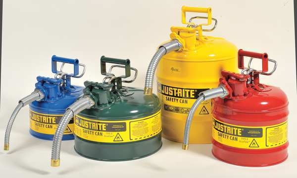 1 gal. Blue Steel Type II Safety Can for Kerosene