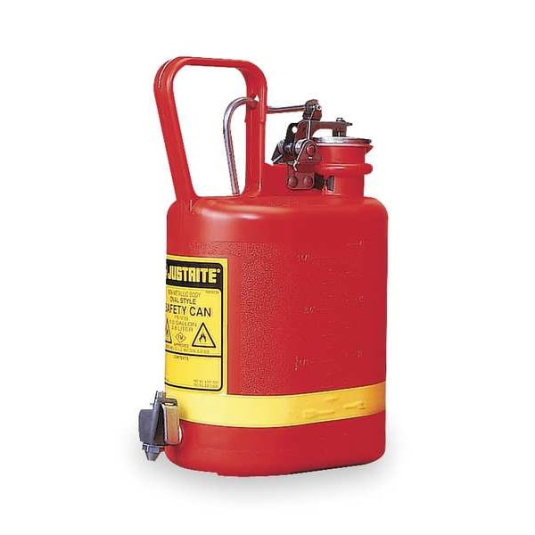 1 gal. Red Polyethylene Type I Safety Can for Flammables