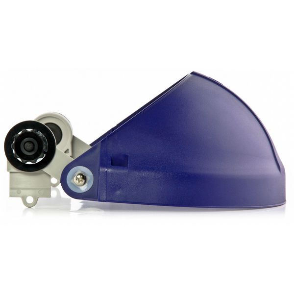 Faceshield Mount Bracket, Cap Mount, Blue