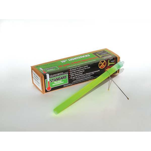 Lightstick, Red, 1/2 hr., 6 In. L, PK10