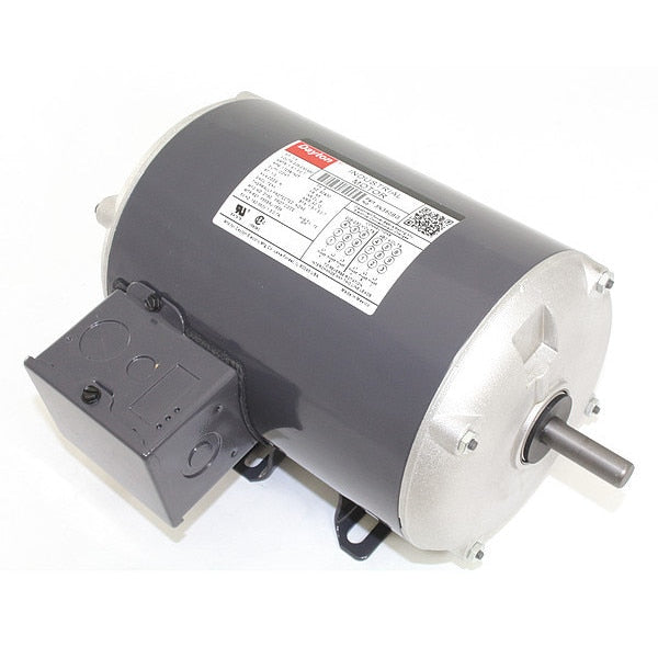 3-Phase General Purpose Motor, 1/3 HP, 48 Frame, 208-230/460V AC Voltage, 1,725 Nameplate RPM